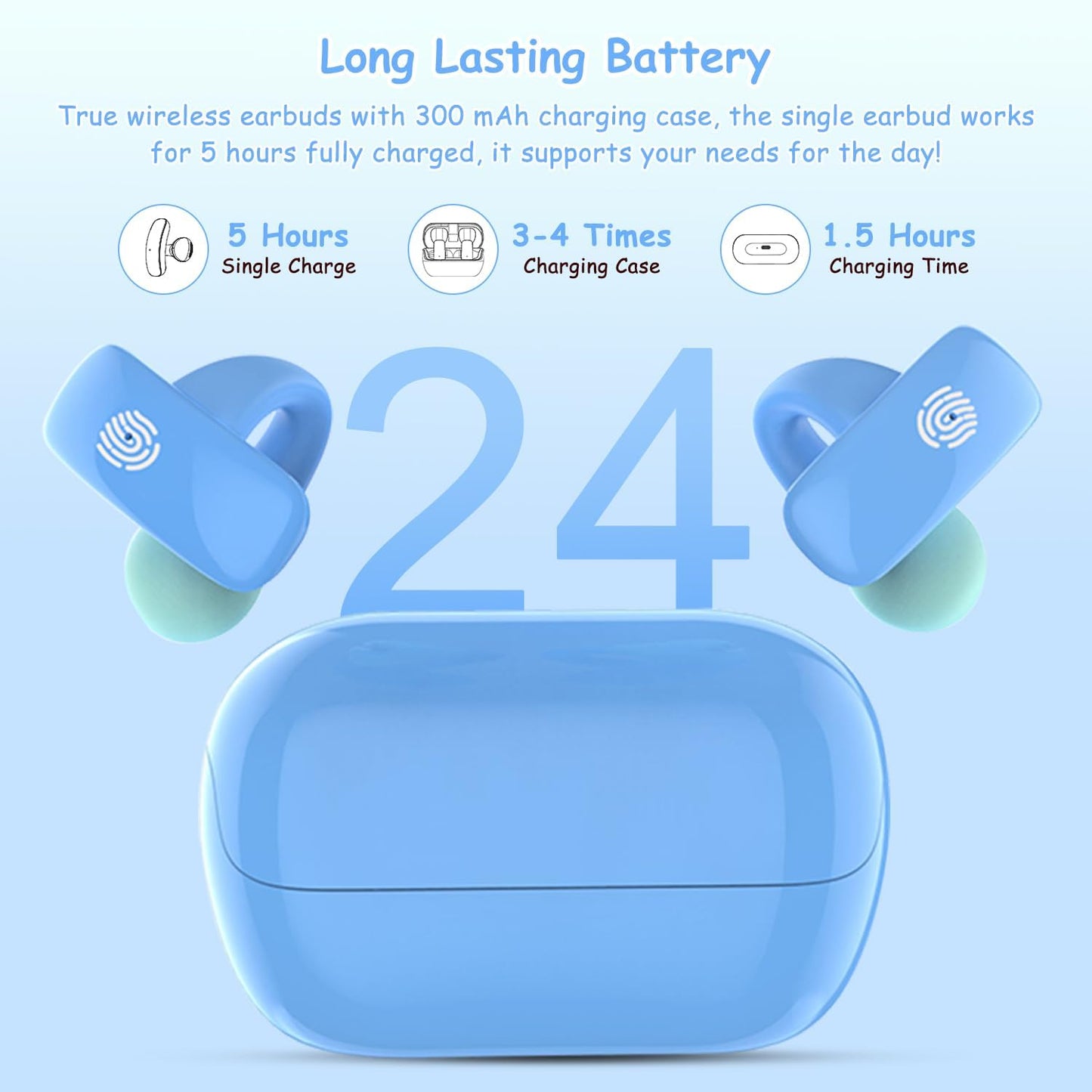 Open Ear Wireless Earbuds