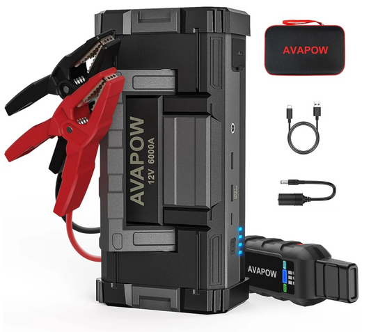 Meet Your New Roadside Hero: The 6000A Car Battery Jump Starter