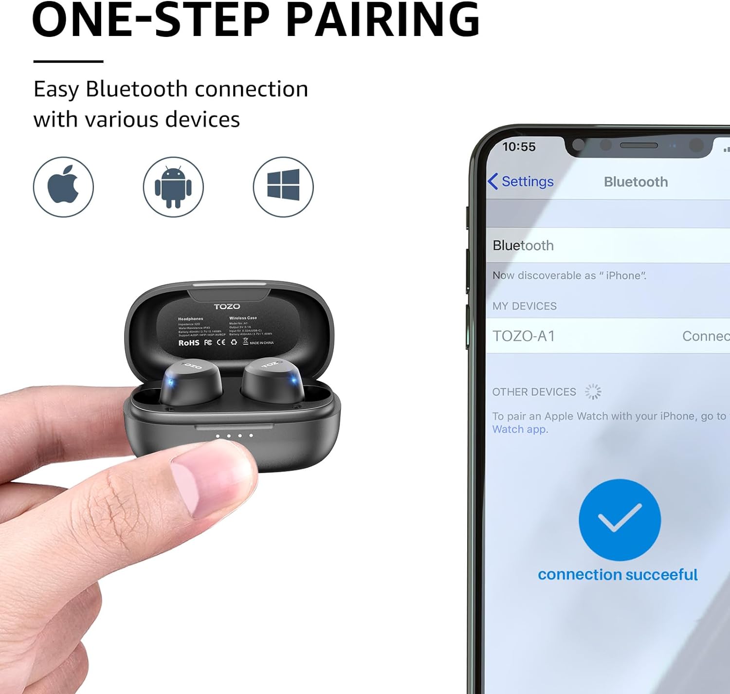 Waterproof Wireless Earbuds