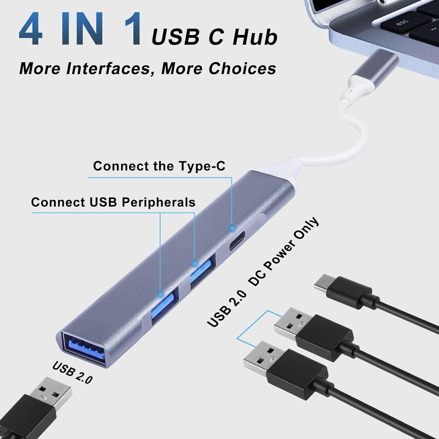 4-Port USB Splitter