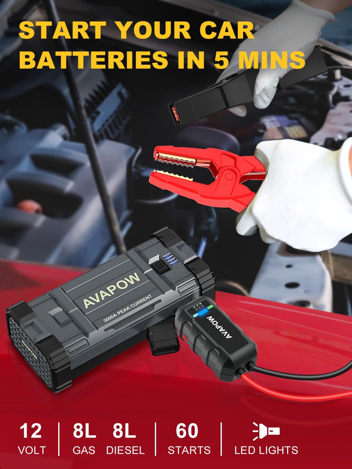 Car Battery Jump Starter