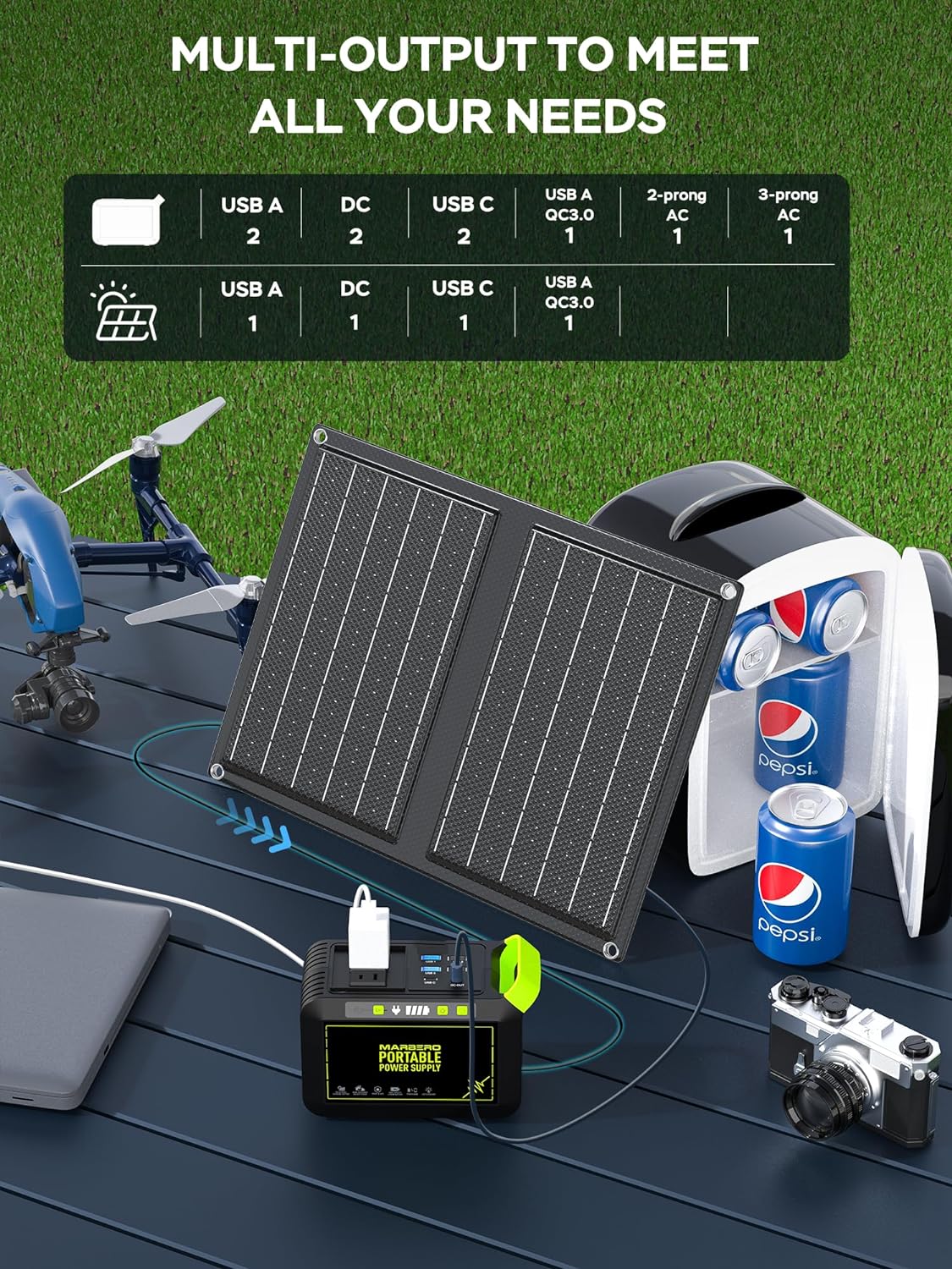 Solar Power Generator for Camping