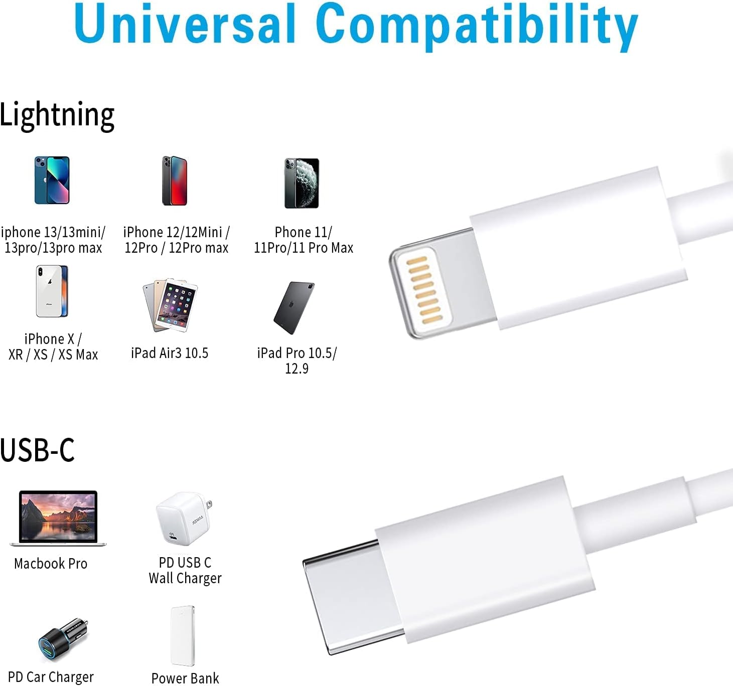 USB C to Lightning Cable