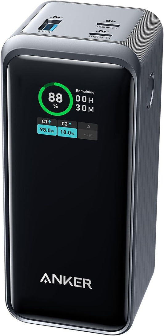 Prime Power Bank, 20K Portable Charger with 200W Output, Smart Digital Display